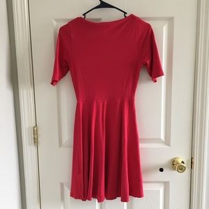 f&f red dress